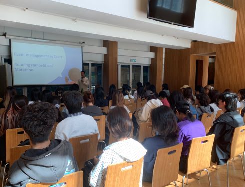 Talk on Event management in sports