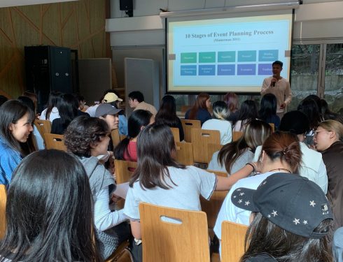 Talk on Event management in sports
